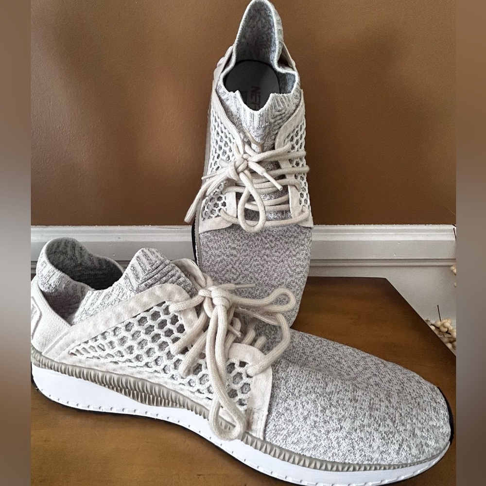 Gray Men's Puma Ignite Net Fit Sneakers